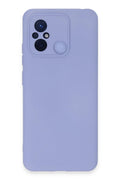 Mey İthalat® Redmi 12C Kılıf Nano içi Kadife Silikon - Lila
