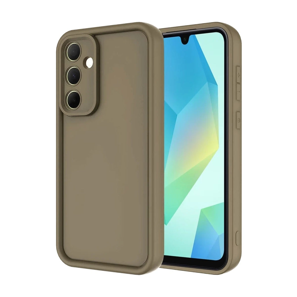 Mey İthalat® Samsung Galaxy A16 5G Kılıf Viera Silikon - Kahverengi