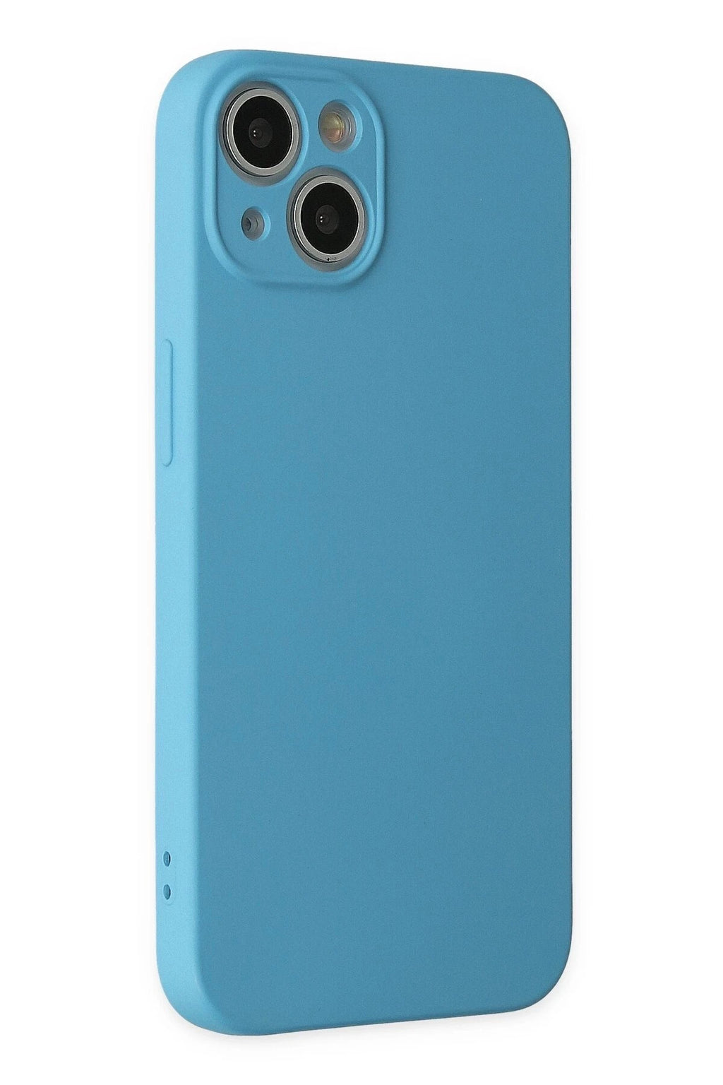 Mey İthalat® iPhone 13 Mini Kılıf Nano içi Kadife Silikon - Mavi