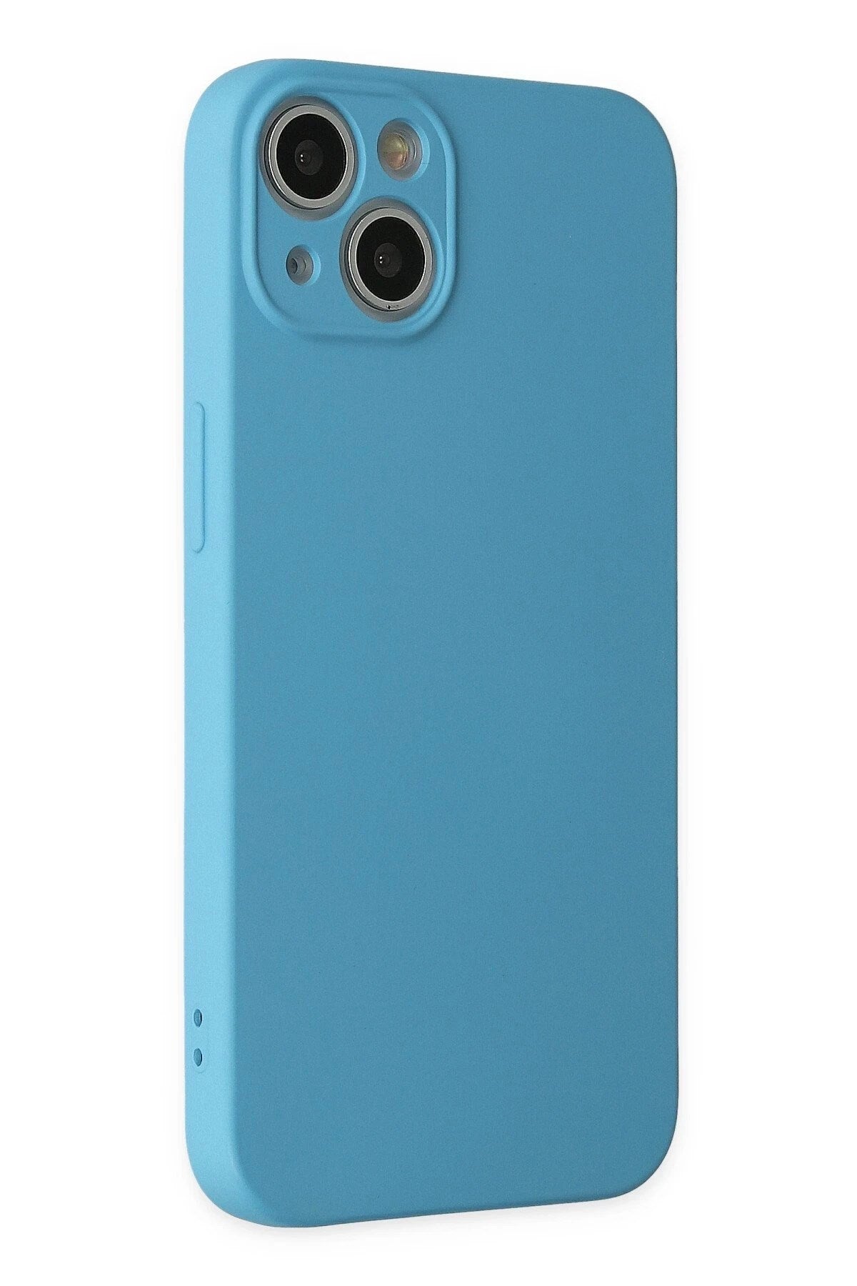 Mey İthalat® iPhone 13 Mini Kılıf Nano içi Kadife Silikon - Mavi