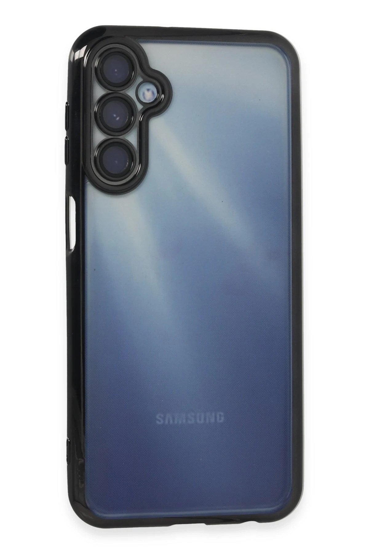 Mey İthalat® Samsung Galaxy A55 5G Kılıf Lensli Silikon - Siyah