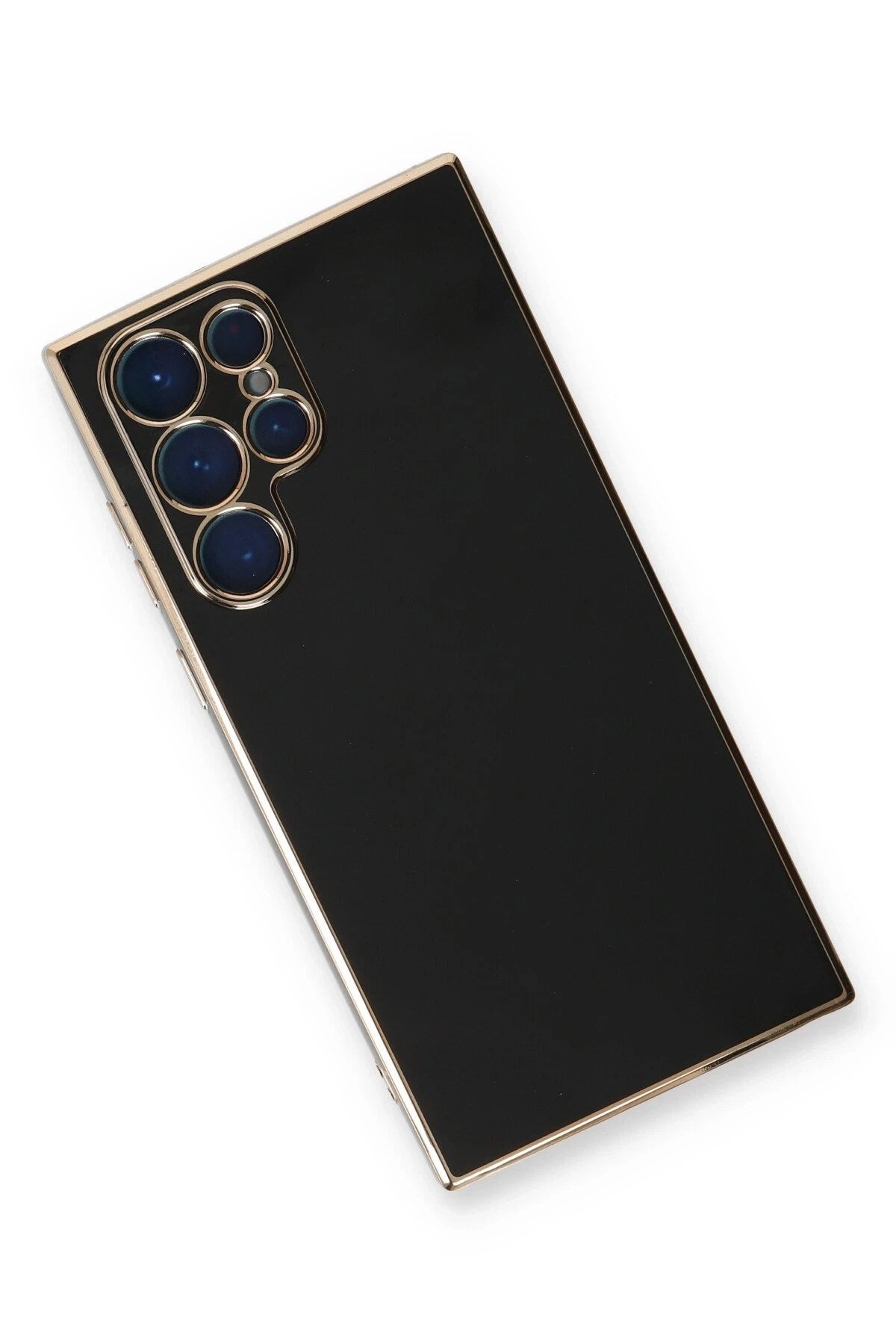 Mey İthalat® Samsung Galaxy S22 Ultra Kılıf Volet Silikon - Siyah