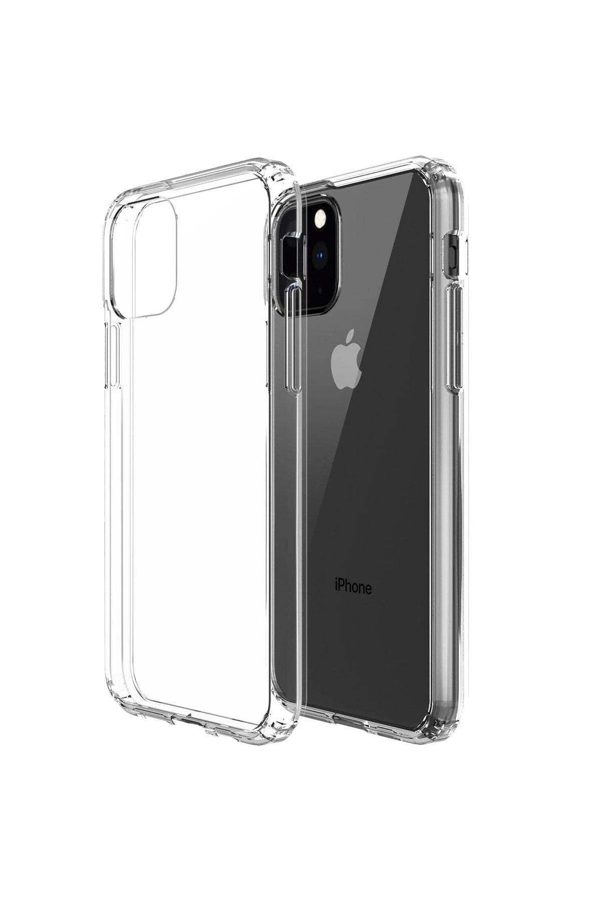 Mey İthalat® iPhone 11 Pro Max Kılıf Lüx Şeffaf Silikon