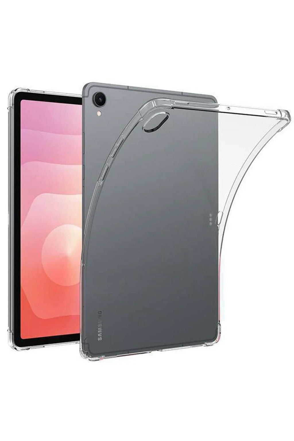 Mey İthalat® Samsung Galaxy Tab S11 Kılıf Anti Shock Tablet Silikon - Şeffaf
