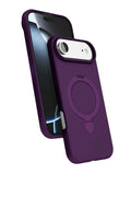 Mey İthalat® iPhone 17 Air Regal Magsafe Standlı Kapak - Derin Mor