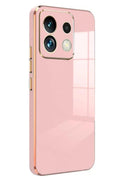 Mey İthalat® Poco M6 Pro 4G Kılıf Volet Silikon - Pembe