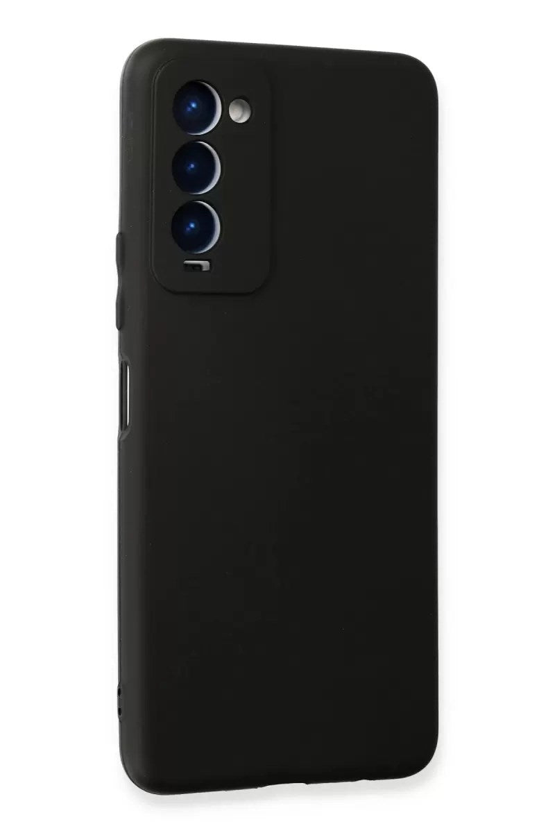 Mey İthalat® Tecno Camon 18 Kılıf First Silikon - Siyah
