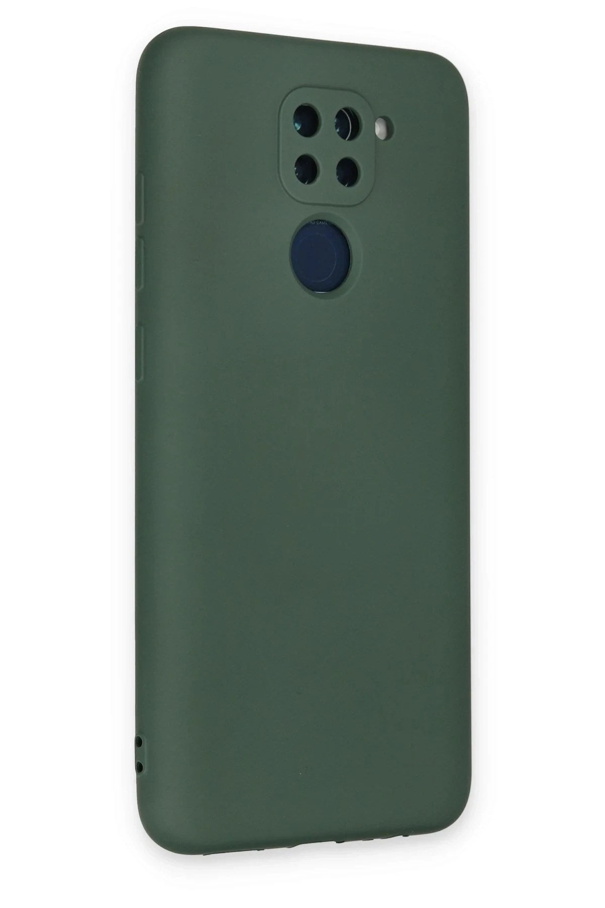 Mey İthalat® Redmi Note 9 Kılıf Nano içi Kadife Silikon - Koyu Yeşil