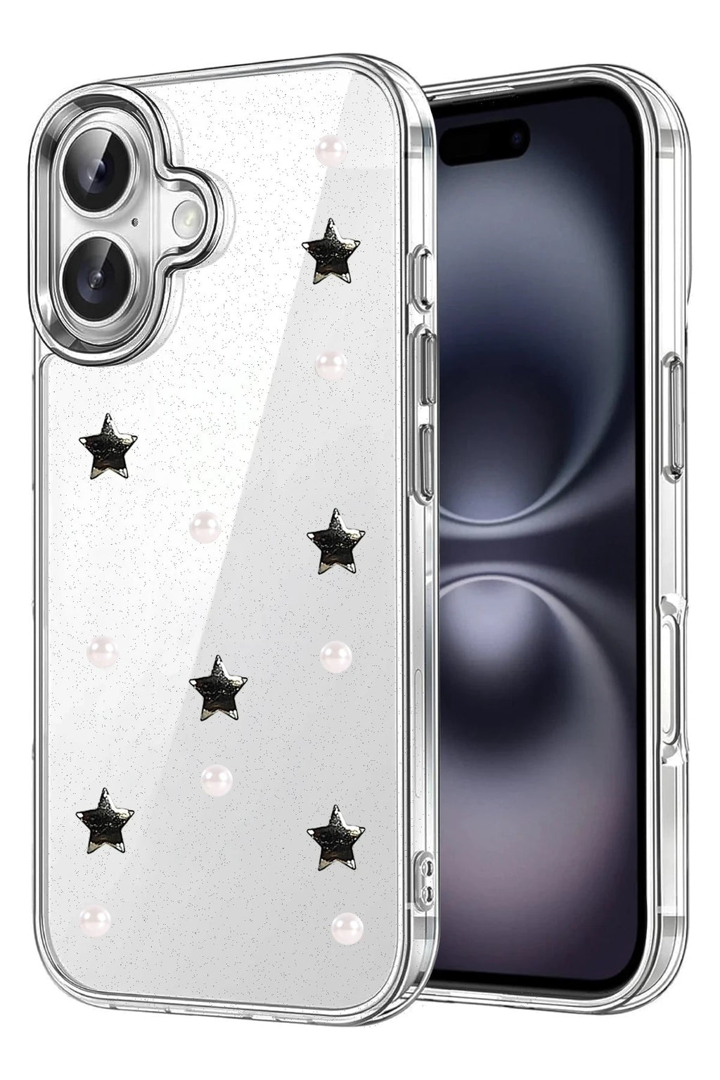 Mey İthalat® iPhone 16 Plus Fiyonk Desenli Kapak - Desen 7