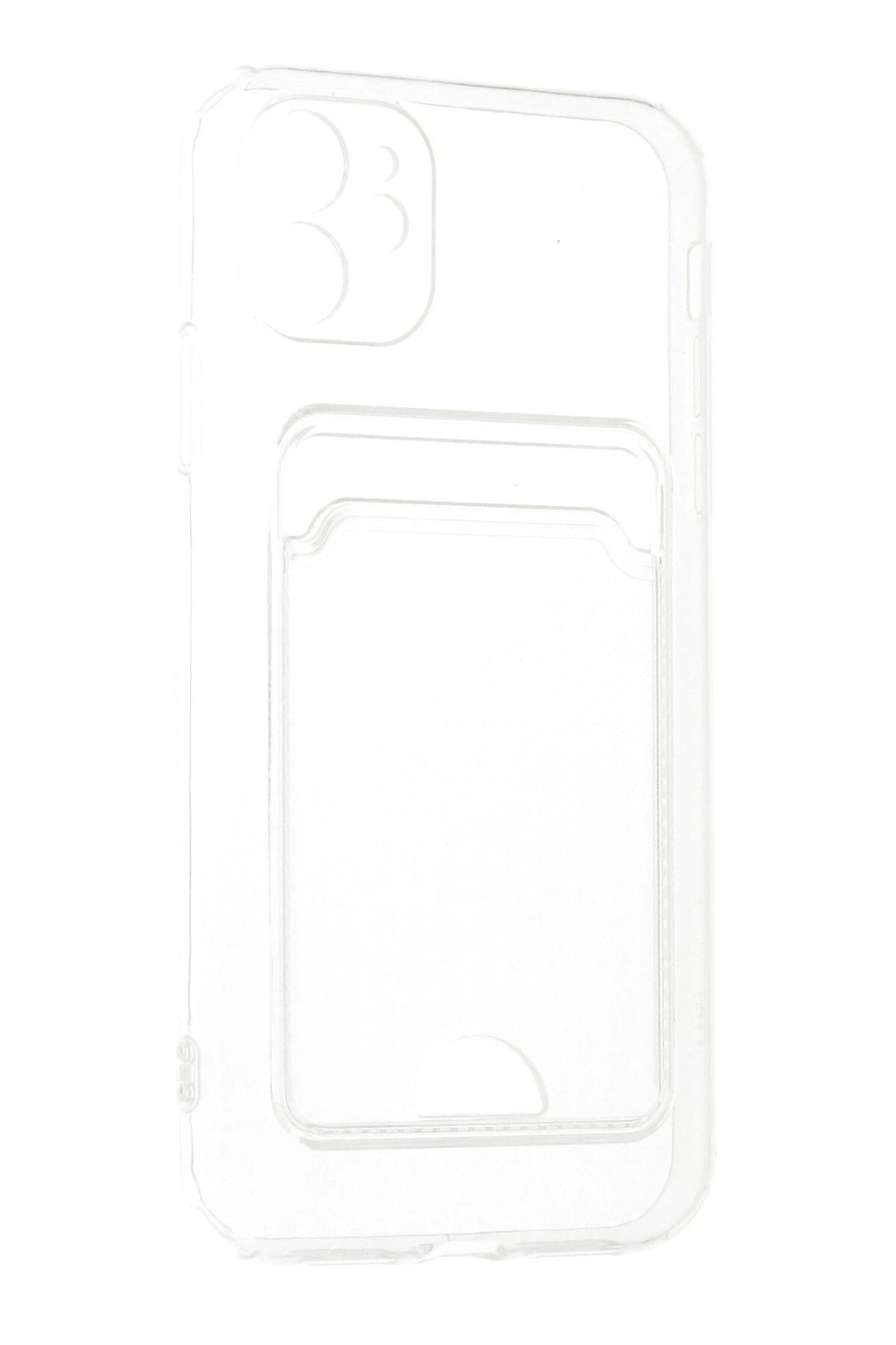 Mey İthalat® iPhone 11 Kılıf Kart Şeffaf Silikon - Şeffaf