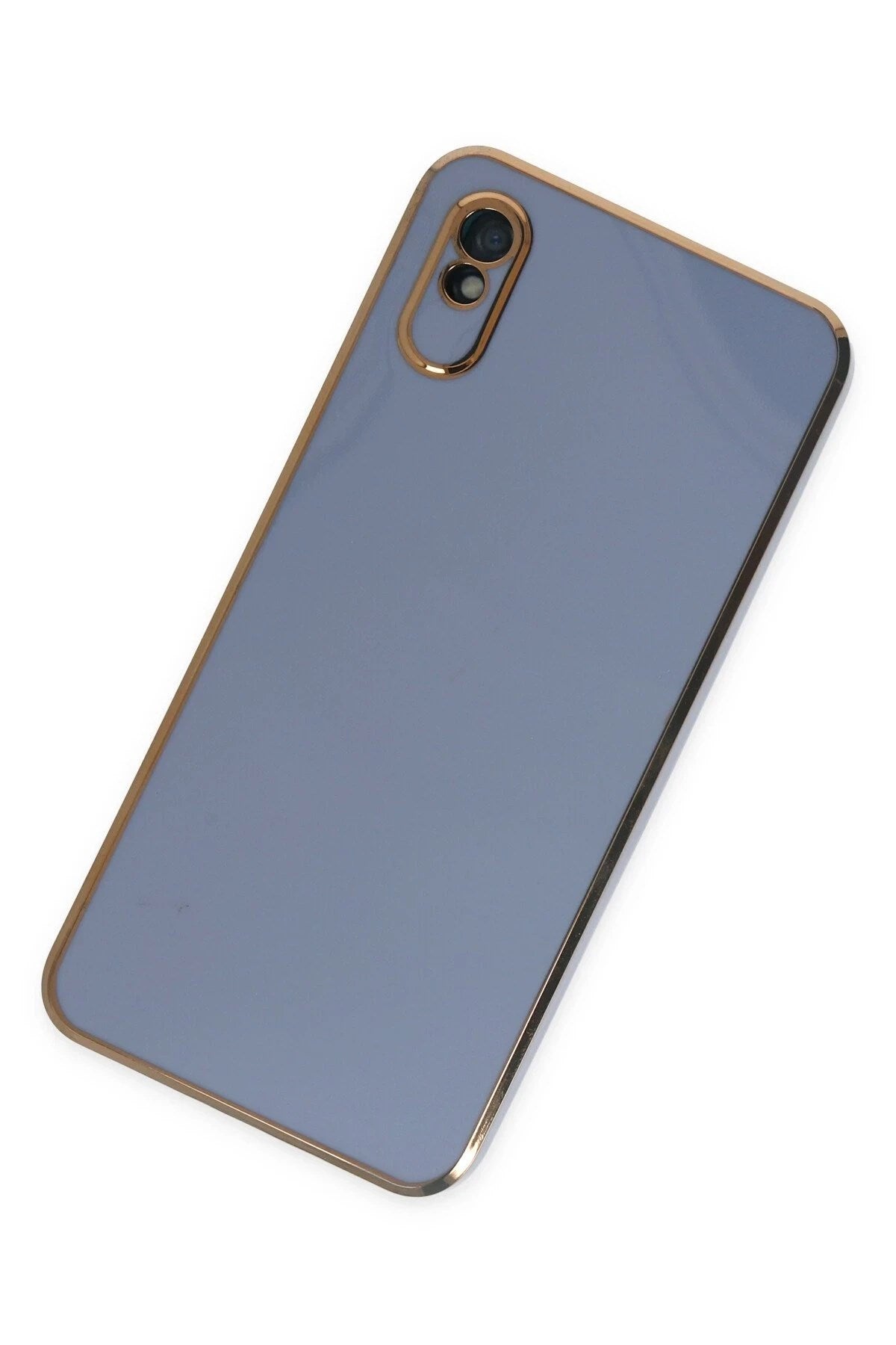 Mey İthalat® Redmi 9A Kılıf Volet Silikon - Mavi