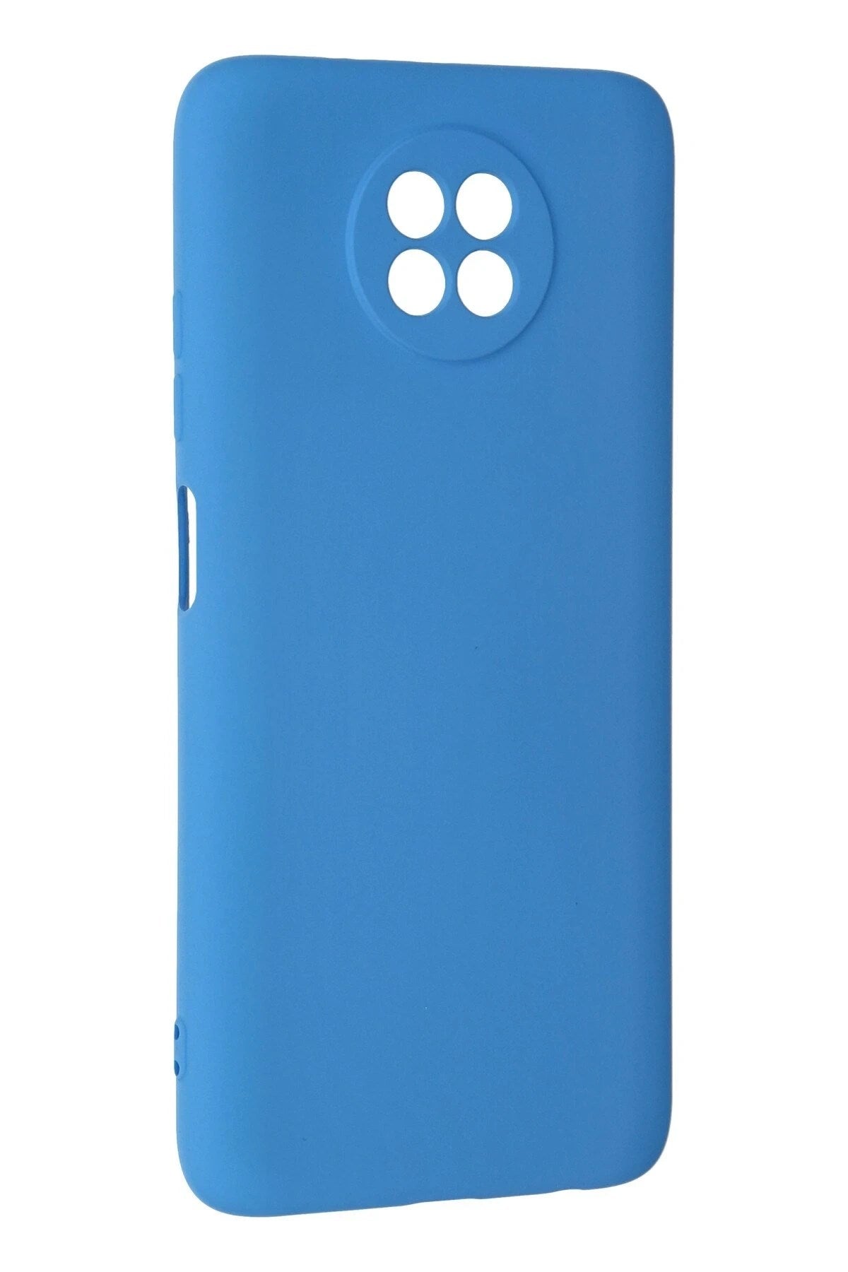 Mey İthalat® Redmi Note 9 5G Kılıf Nano içi Kadife Silikon - Mavi