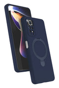 Mey İthalat® Redmi Note 12 Pro 4G Regal Magsafe Standlı Kapak - Lacivert