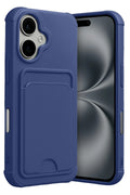 Mey İthalat® iPhone 17 Kelvin Kartvizitli Silikon - Lacivert