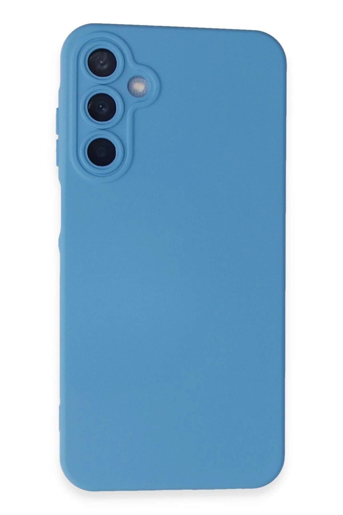 Mey İthalat® Samsung Galaxy A25 5G Kılıf Nano içi Kadife Silikon - Mavi