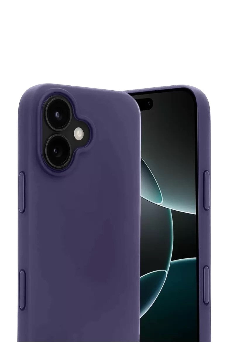 Mey İthalat® iPhone 17 First Silikon - Mürdüm