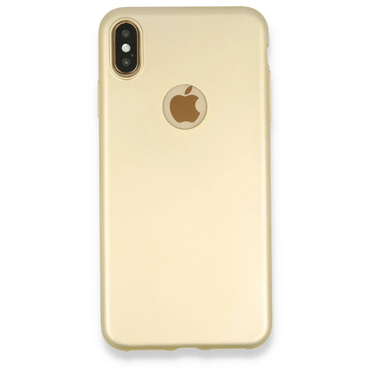 Mey İthalat® iPhone XS Max Kılıf First Silikon - Gold