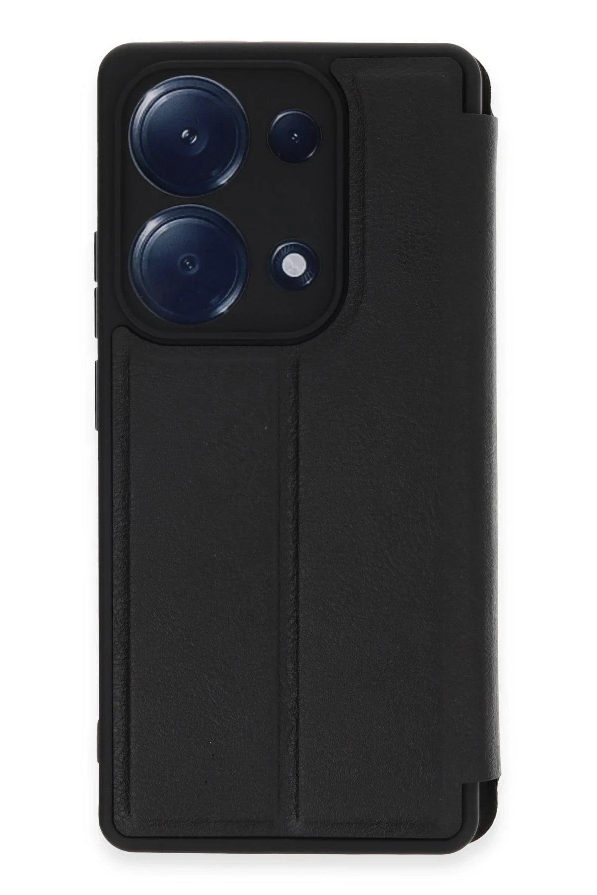 Mey İthalat® Redmi Note 13 Pro 4G Kılıf Flip Cover - Siyah