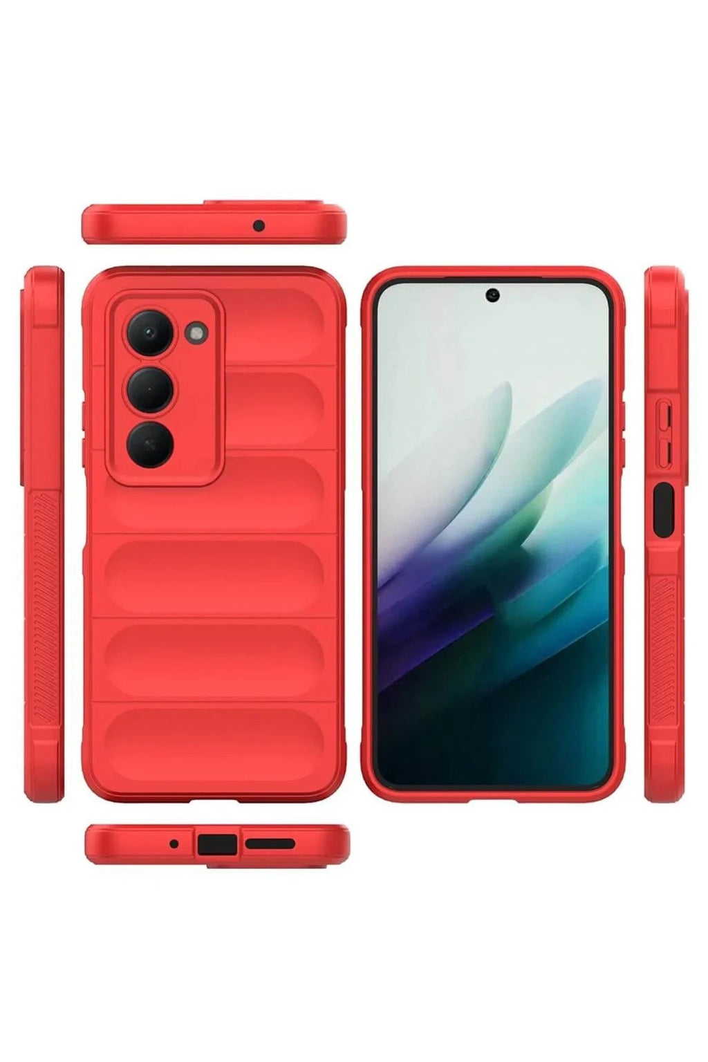 Mey İthalat® Redmi 15 4G Optimum Silikon - Kırmızı