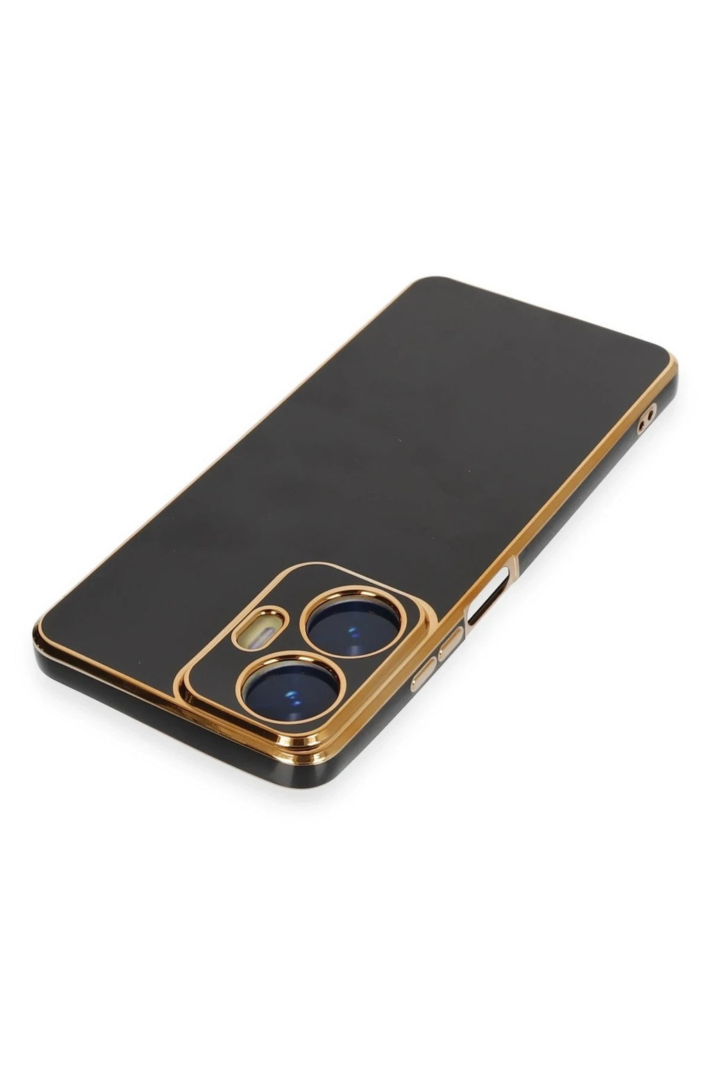 Mey İthalat® Realme C55 Kılıf Volet Silikon - Siyah