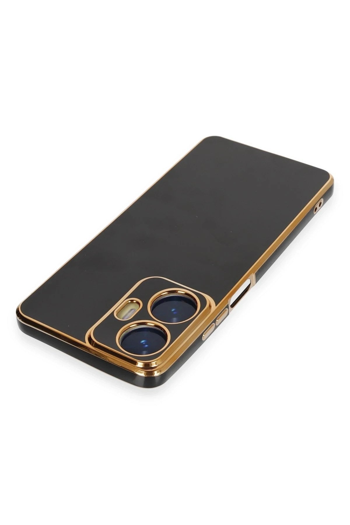 Mey İthalat® Realme C55 Kılıf Volet Silikon - Siyah