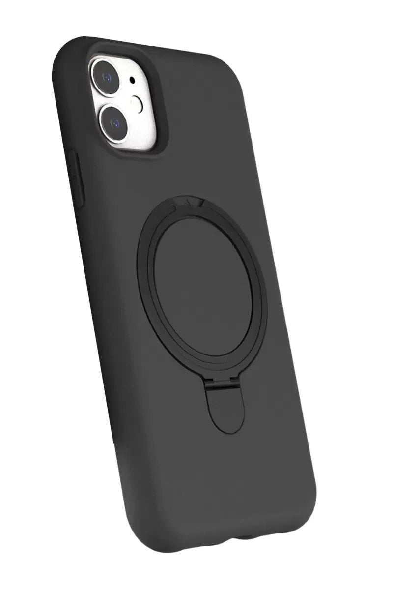 Mey İthalat® iPhone 11 Regal Magsafe Standlı Kapak - Titan Gri