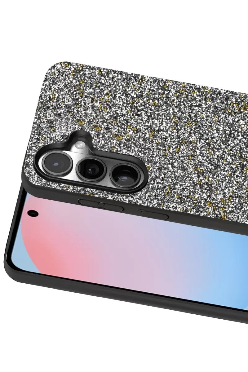 Mey İthalat® Samsung Galaxy S24 Plus Bright Simli Kapak - Gold
