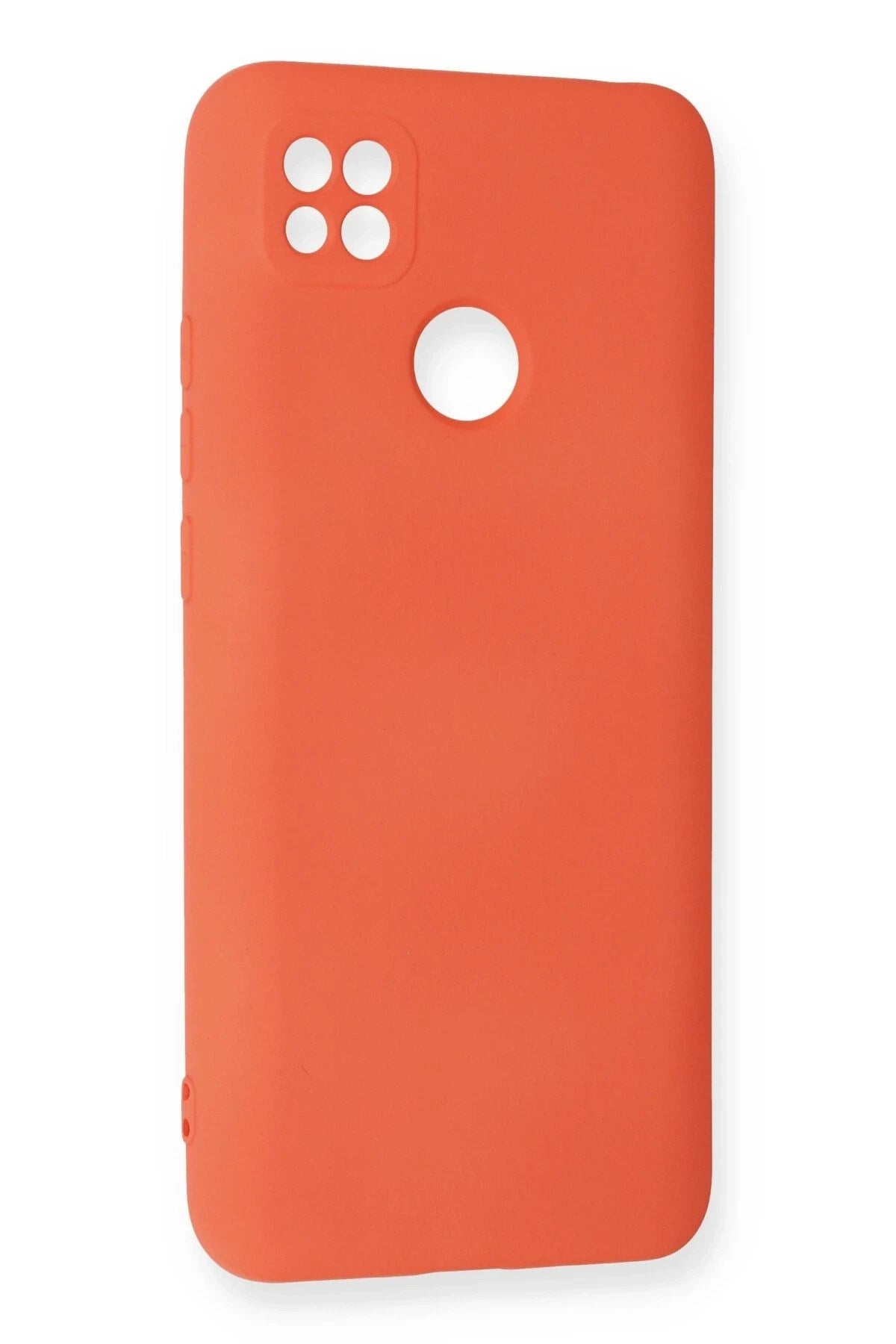 Mey İthalat® Redmi 9C Kılıf Nano içi Kadife Silikon - Turuncu