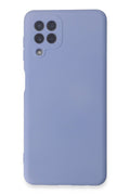 Mey İthalat® Samsung Galaxy A22 Kılıf Nano içi Kadife Silikon - Lila