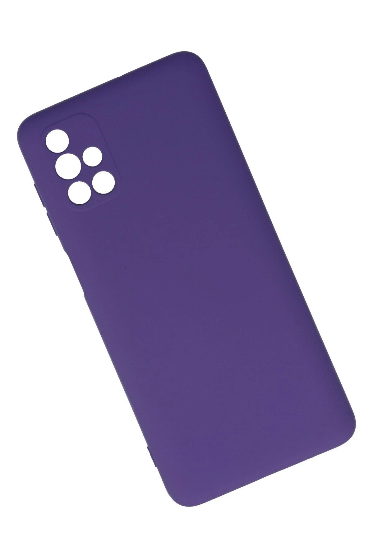 Mey İthalat® Samsung Galaxy M51 Kılıf Nano içi Kadife Silikon - Mor