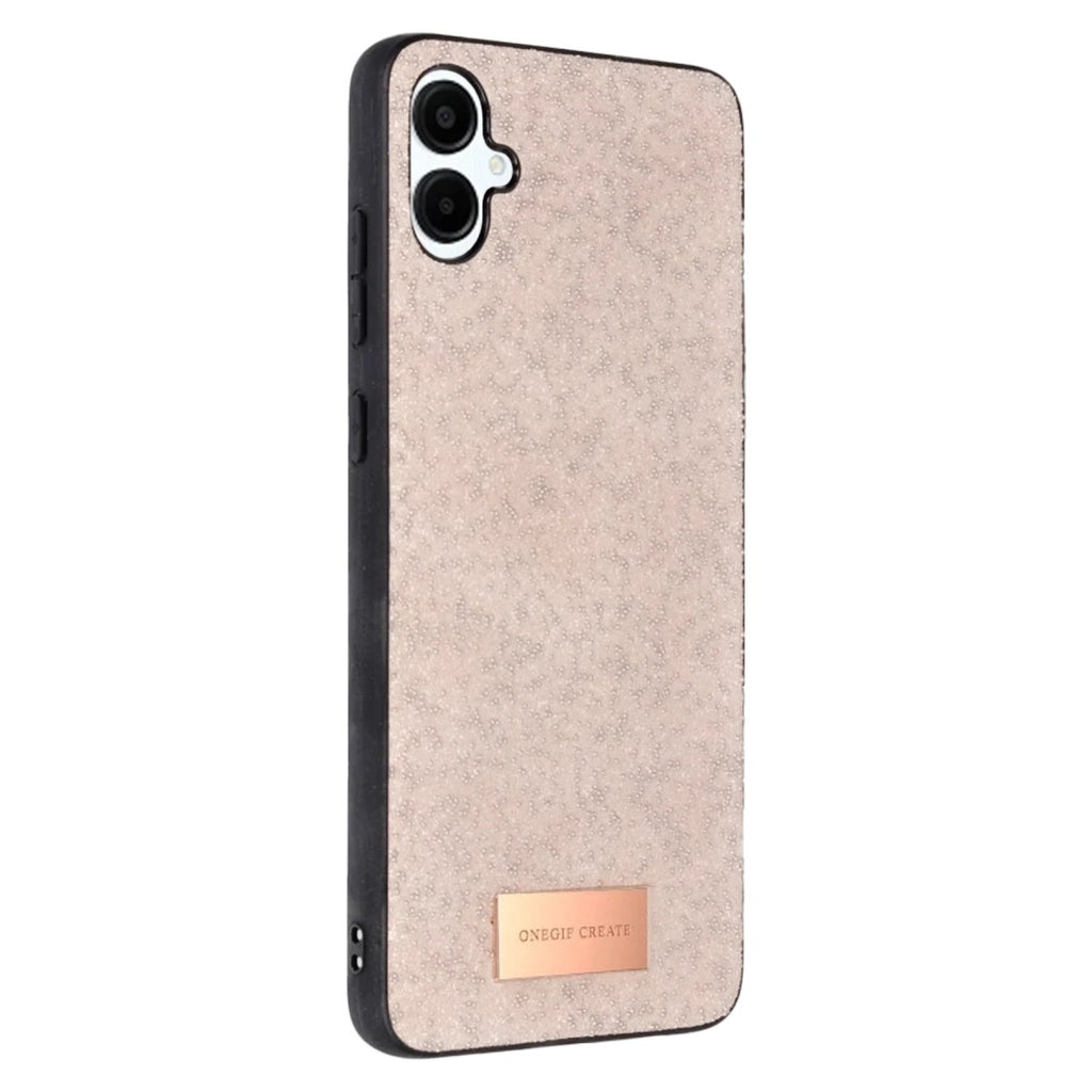 Mey İthalat® Samsung Galaxy A06 Bright Simli Kapak - Pembe