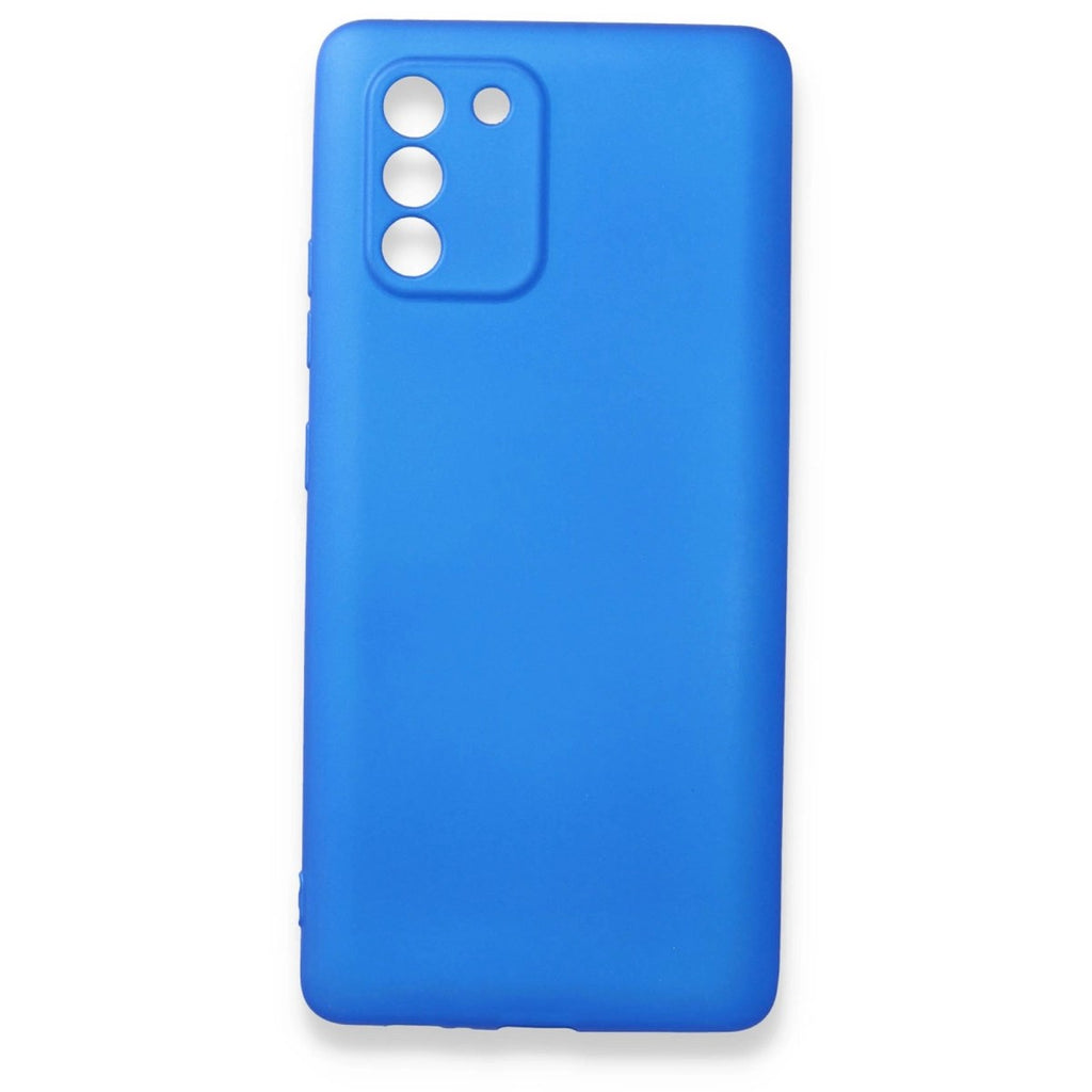 Mey İthalat® Samsung Galaxy A91 / S10 Lite Kılıf First Silikon - Mavi