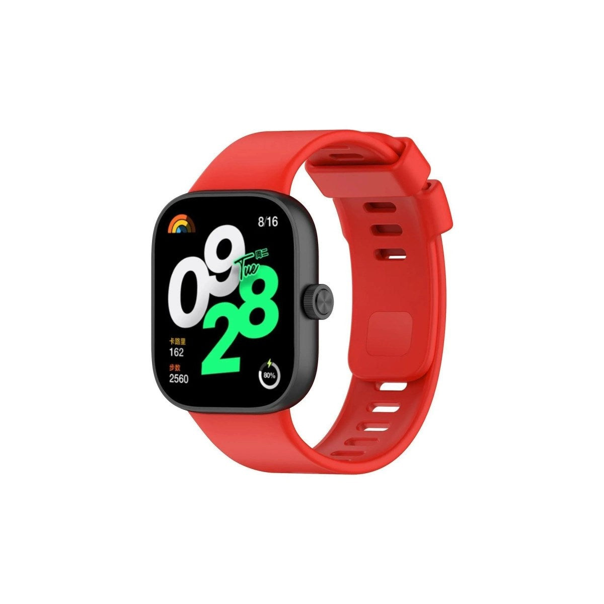 Mey İthalat® Redmi Watch 4 Klasik Kordon - Kırmızı