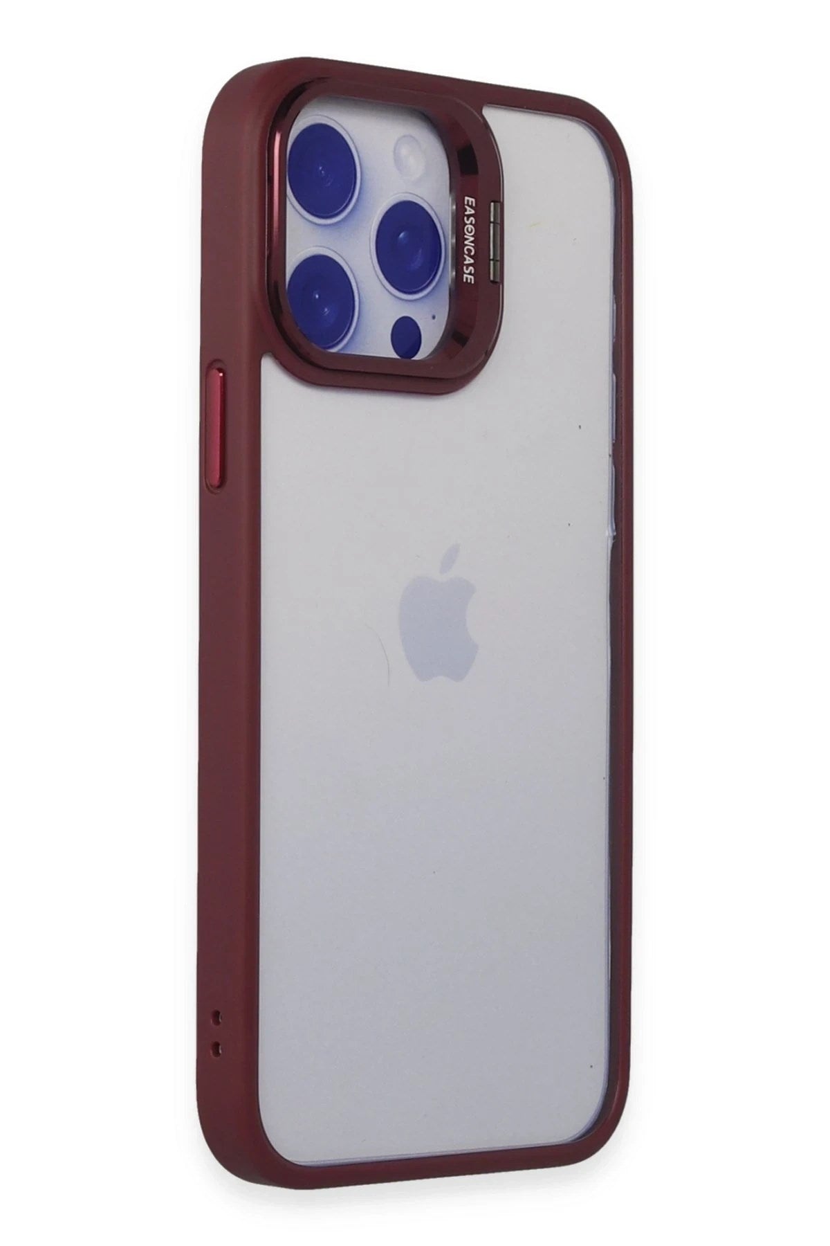 Mey İthalat® iPhone 14 Pro Kılıf Roblox Lens Standlı Kapak - Bordo