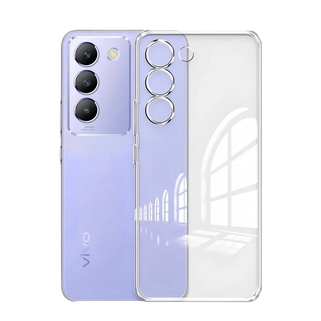 Mey İthalat® Vivo V30 Lite 4G Kılıf Lüx Şeffaf Silikon