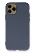 Mey İthalat® iPhone 11 Pro Kılıf Nano içi Kadife Silikon - Gri