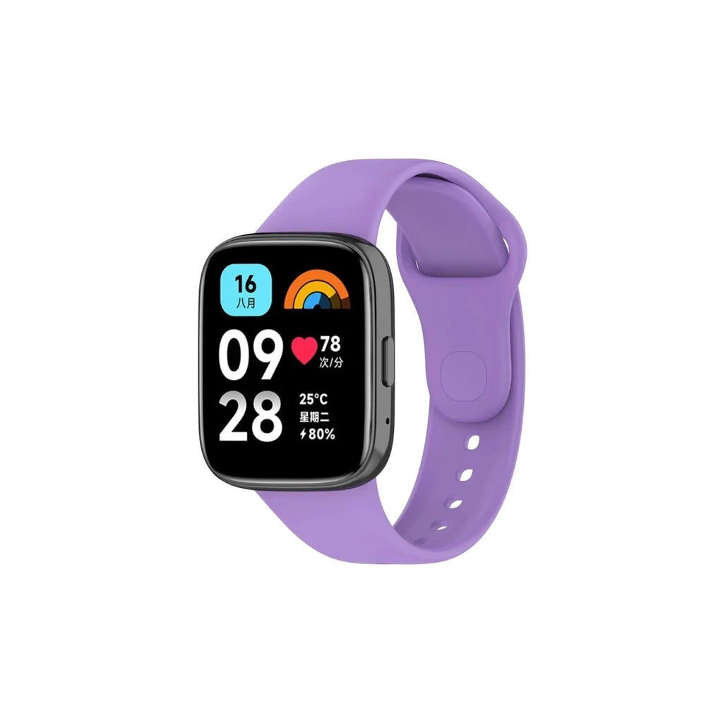 Mey İthalat® Redmi Watch 3 Active Klasik Kordon - Lila