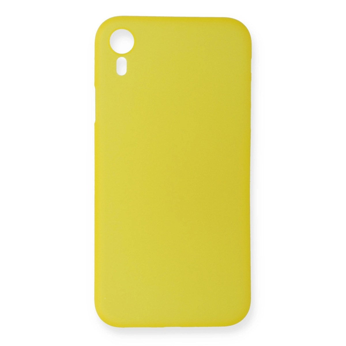 Mey İthalat® iPhone XR Kılıf PP Ultra İnce Kapak - Sarı