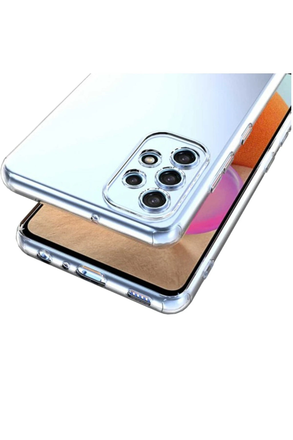 Mey İthalat® Samsung Galaxy A23 4G Kılıf Lüx Şeffaf Silikon