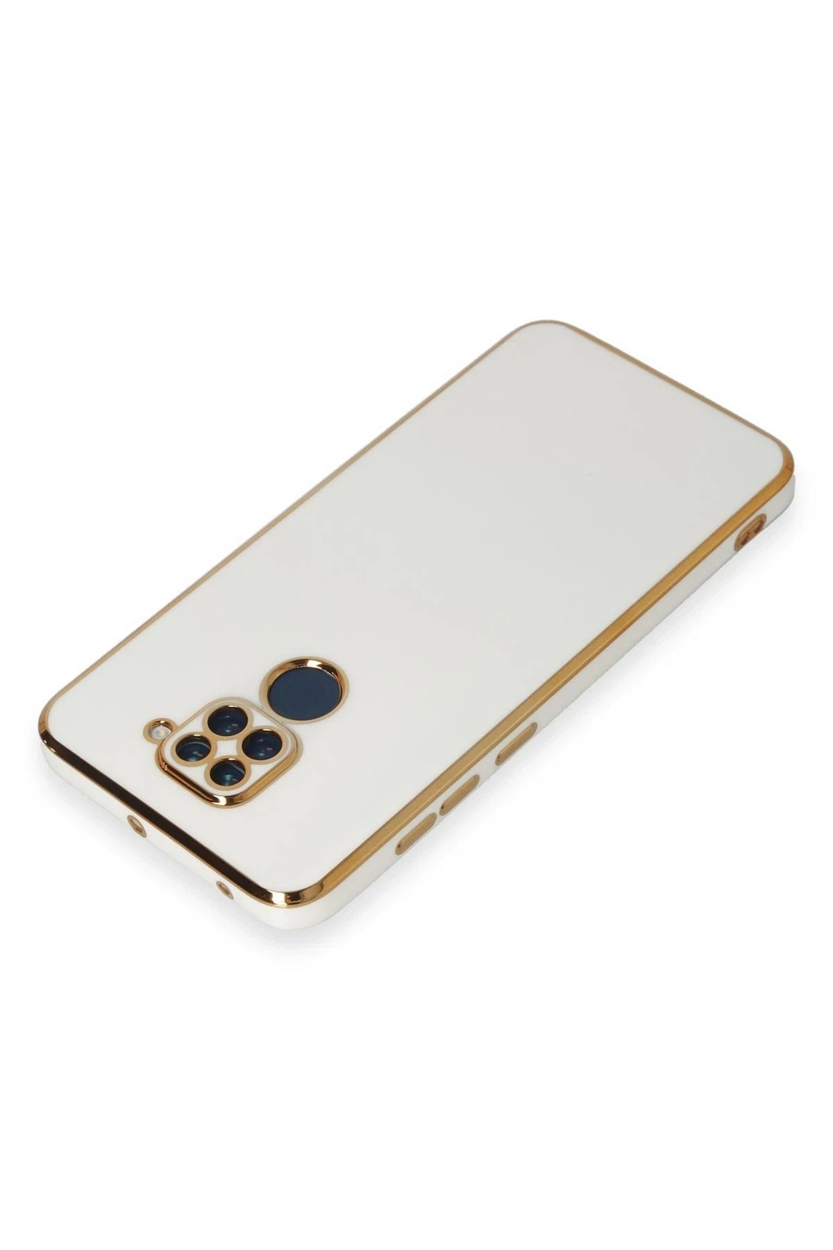 Mey İthalat® Redmi Note 9 Kılıf Volet Silikon - Beyaz