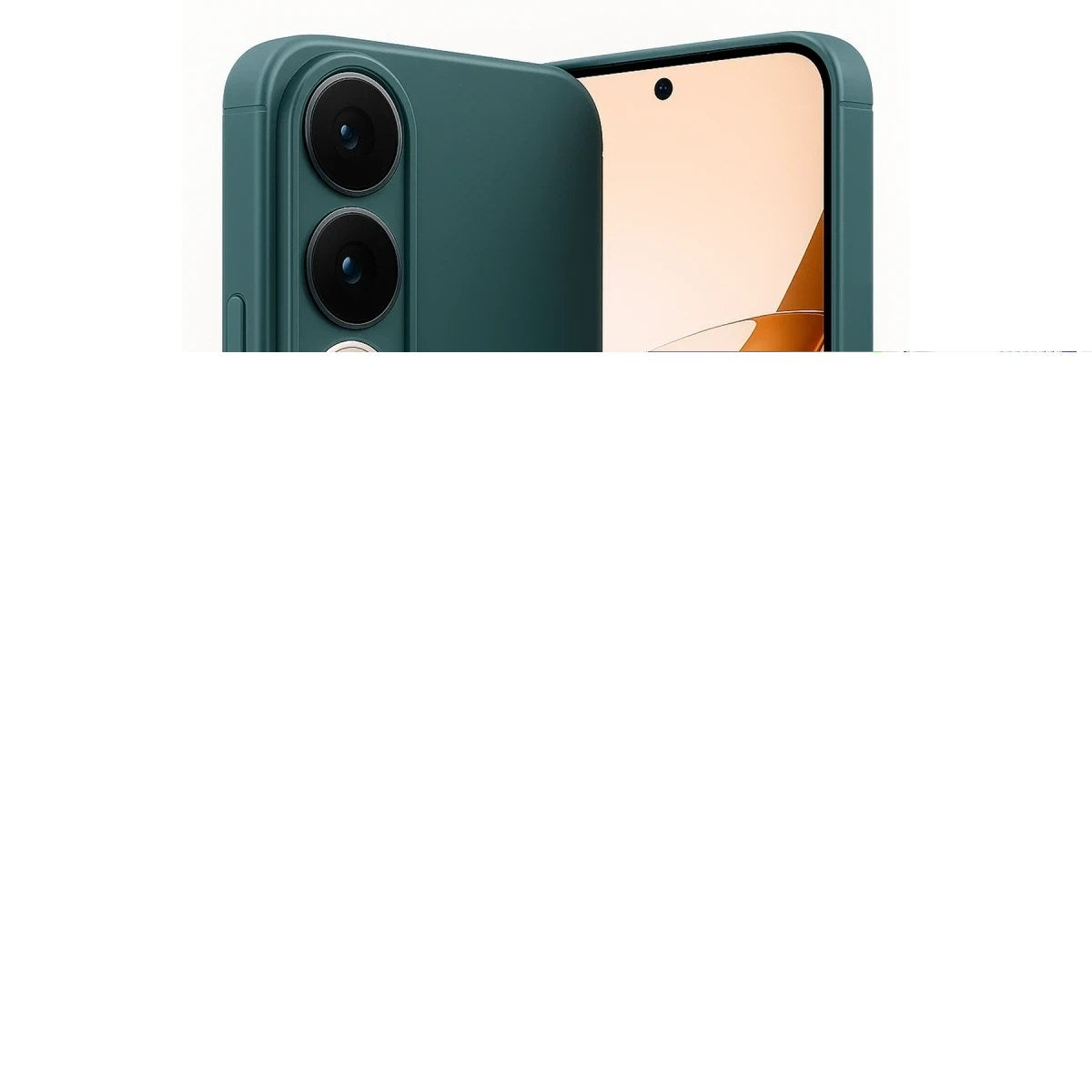 Mey İthalat® Vivo V50 Lite 4G Auto Focus Karbon Kapak - Koyu Yeşil