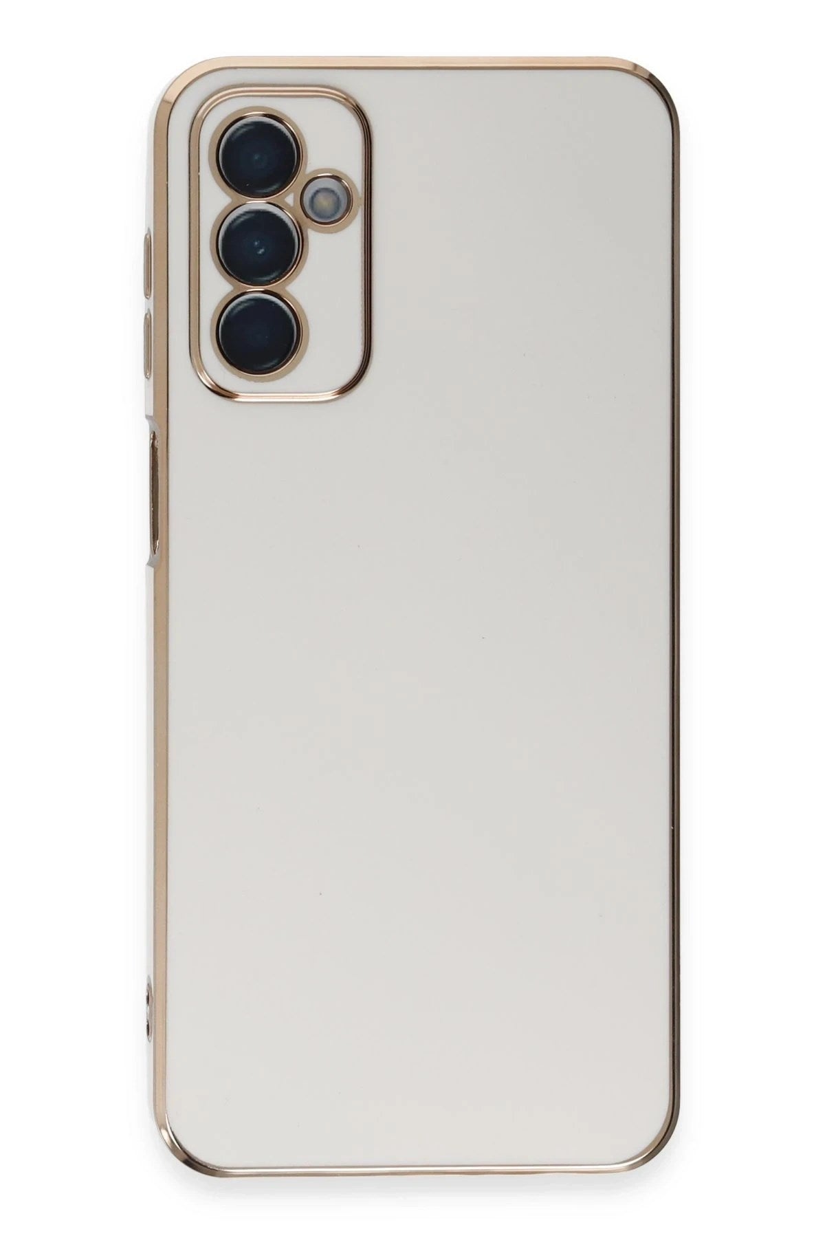 Mey İthalat® Samsung Galaxy A14 4G Kılıf Volet Silikon - Beyaz