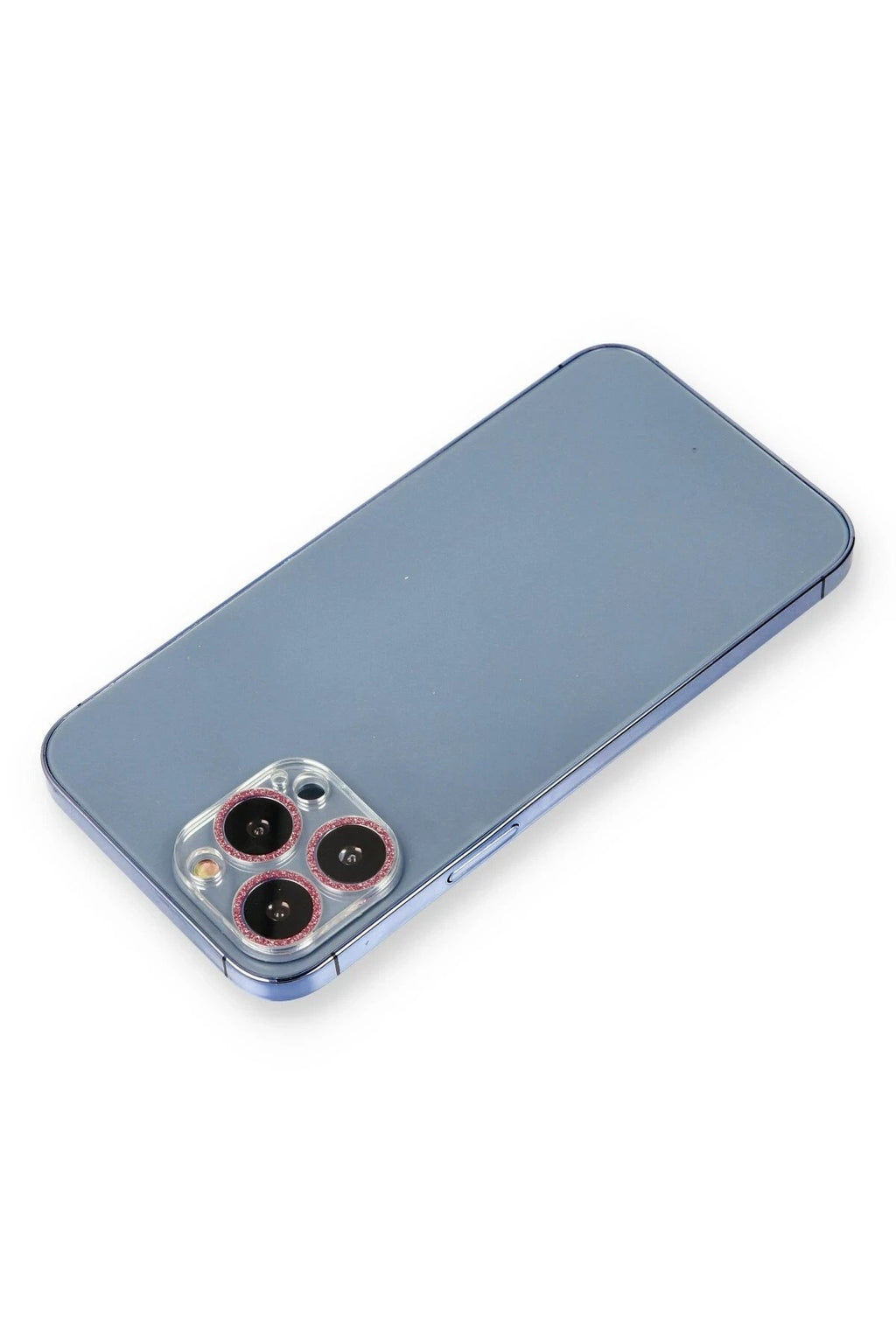 Mey İthalat® iPhone 12 Pro Max Shine Kamera Lens Koruma Cam - Pembe