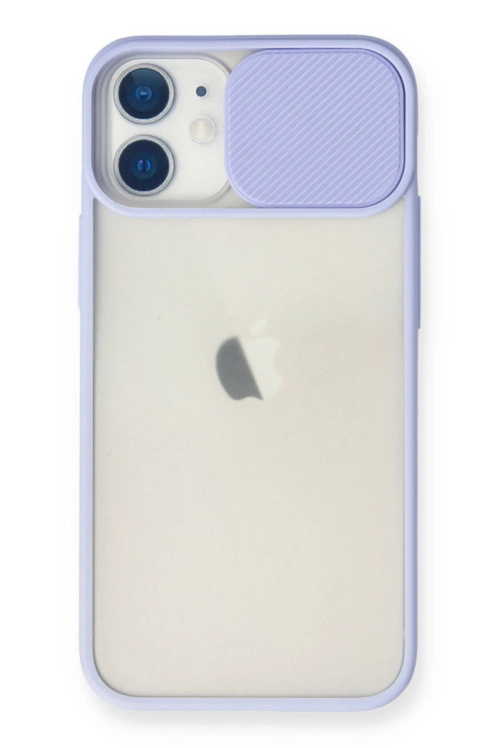 Mey İthalat® iPhone 11 Kılıf Palm Buzlu Kamera Sürgülü Silikon - Lila