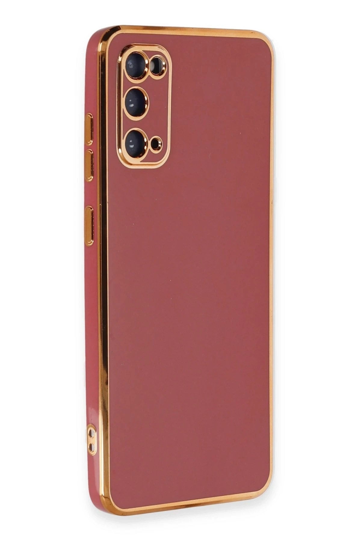 Mey İthalat® Samsung Galaxy S20 Kılıf Volet Silikon - Kırmızı