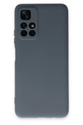 Mey İthalat® Redmi Note 11T Kılıf Nano içi Kadife Silikon - Gri