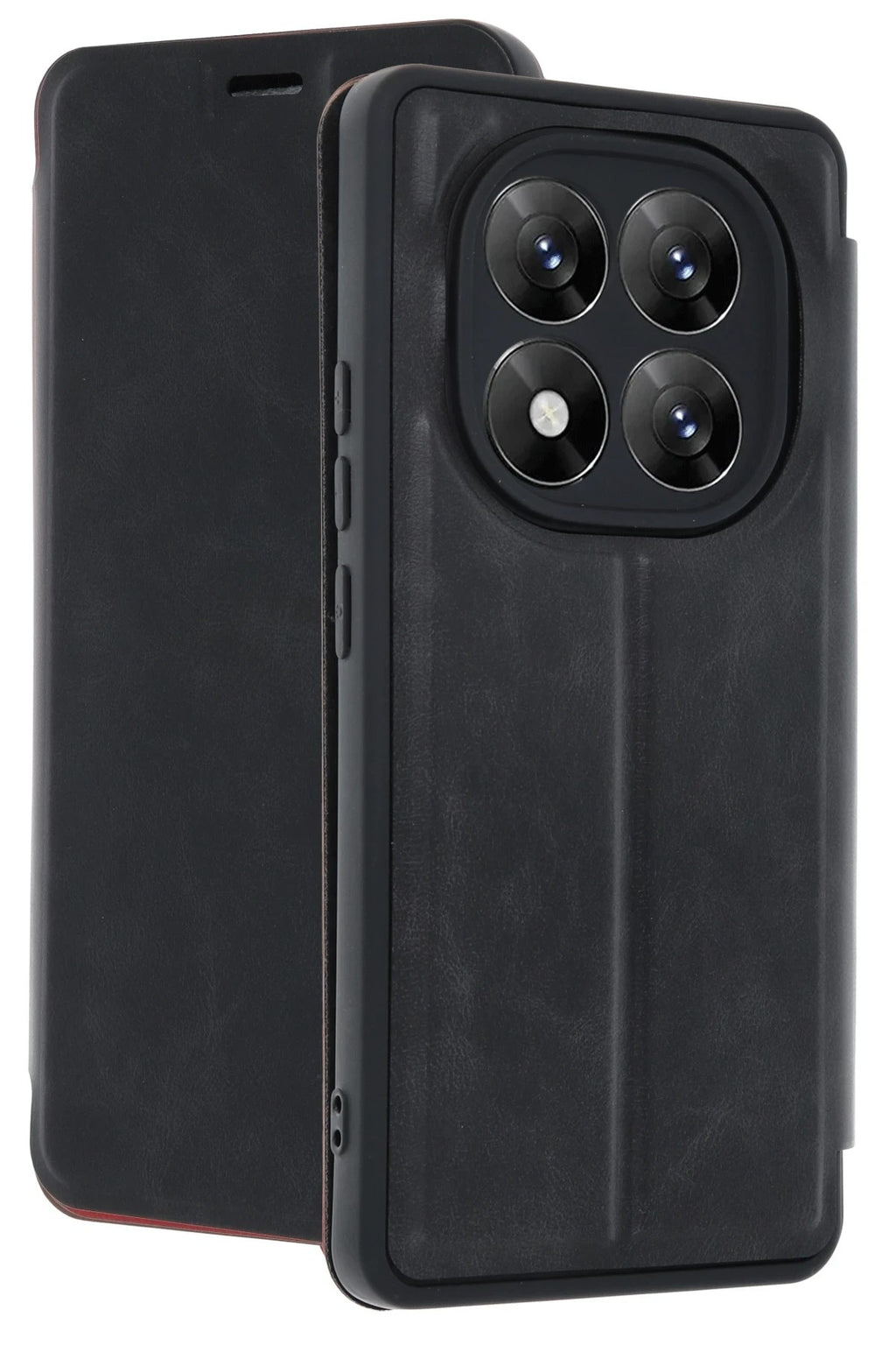 Mey İthalat® Redmi Note 14 Pro 5G Kılıf Flip Cover - Siyah