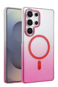 Mey İthalat® Samsung Galaxy S24 Ultra Glossy Magsafe Kapak - Pembe
