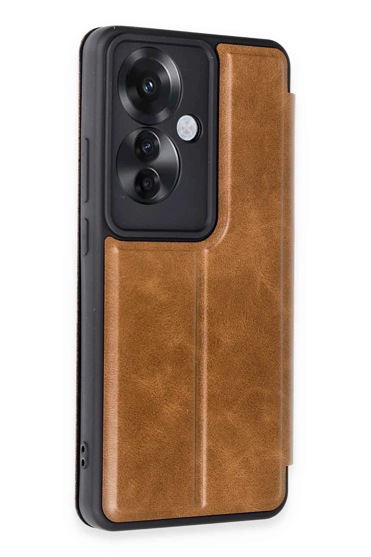 Mey İthalat® Reno 11F Kılıf Flip Cover - Taba