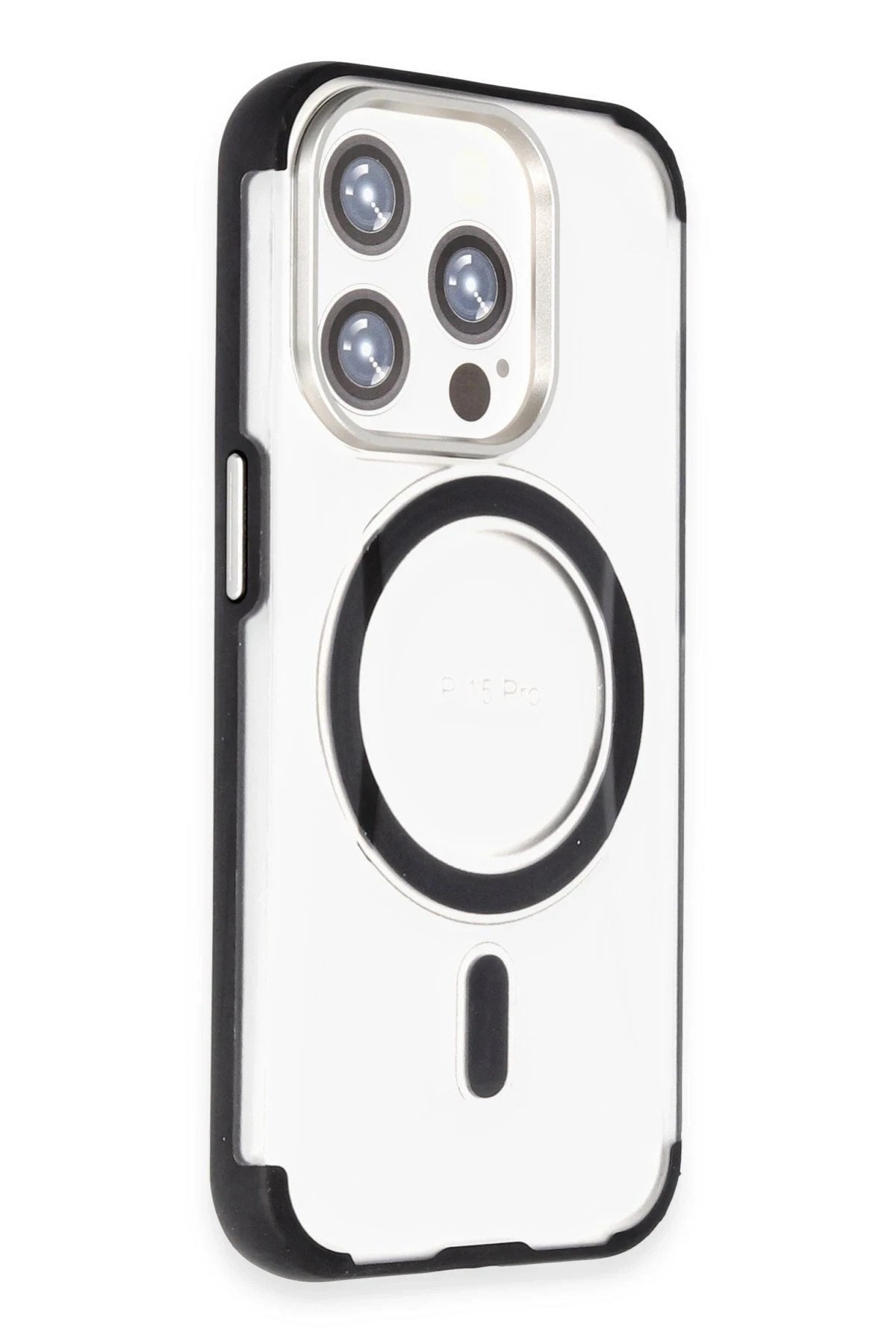Mey İthalat® iPhone 15 Pro Max Hilton Magsafe Kapak - Siyah